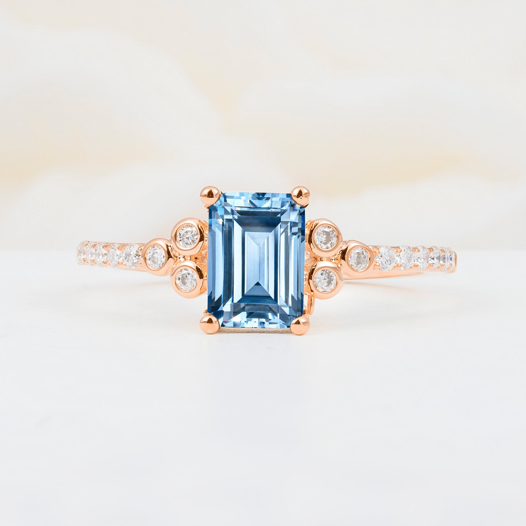 SR12519 Aquamarine Ring - Additional view