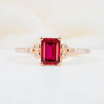 SR12519 Ruby Ring - Additional view