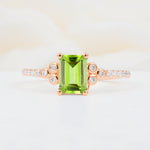 SR12519 Peridot Ring - Additional view