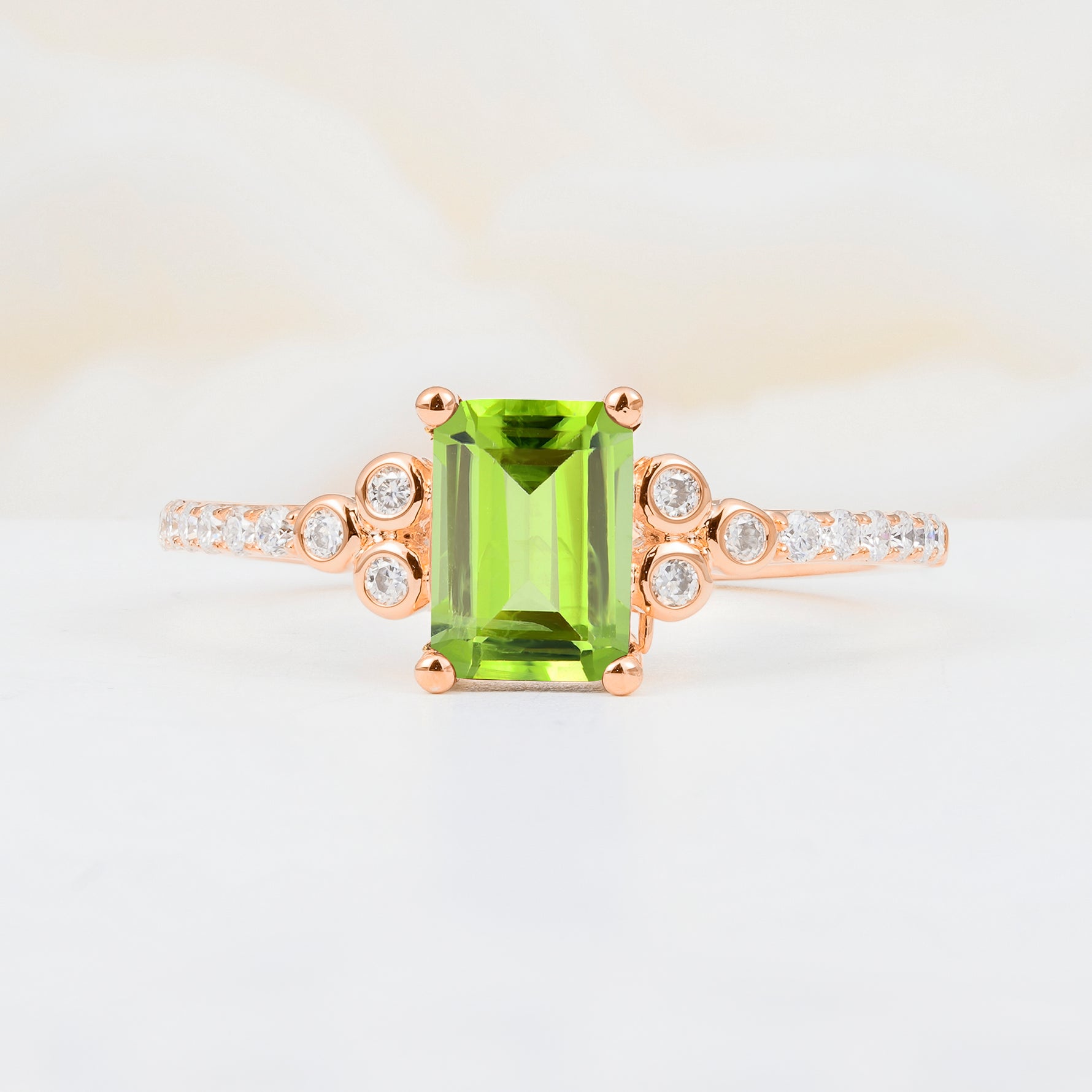 SR12519 Peridot Ring - Additional view