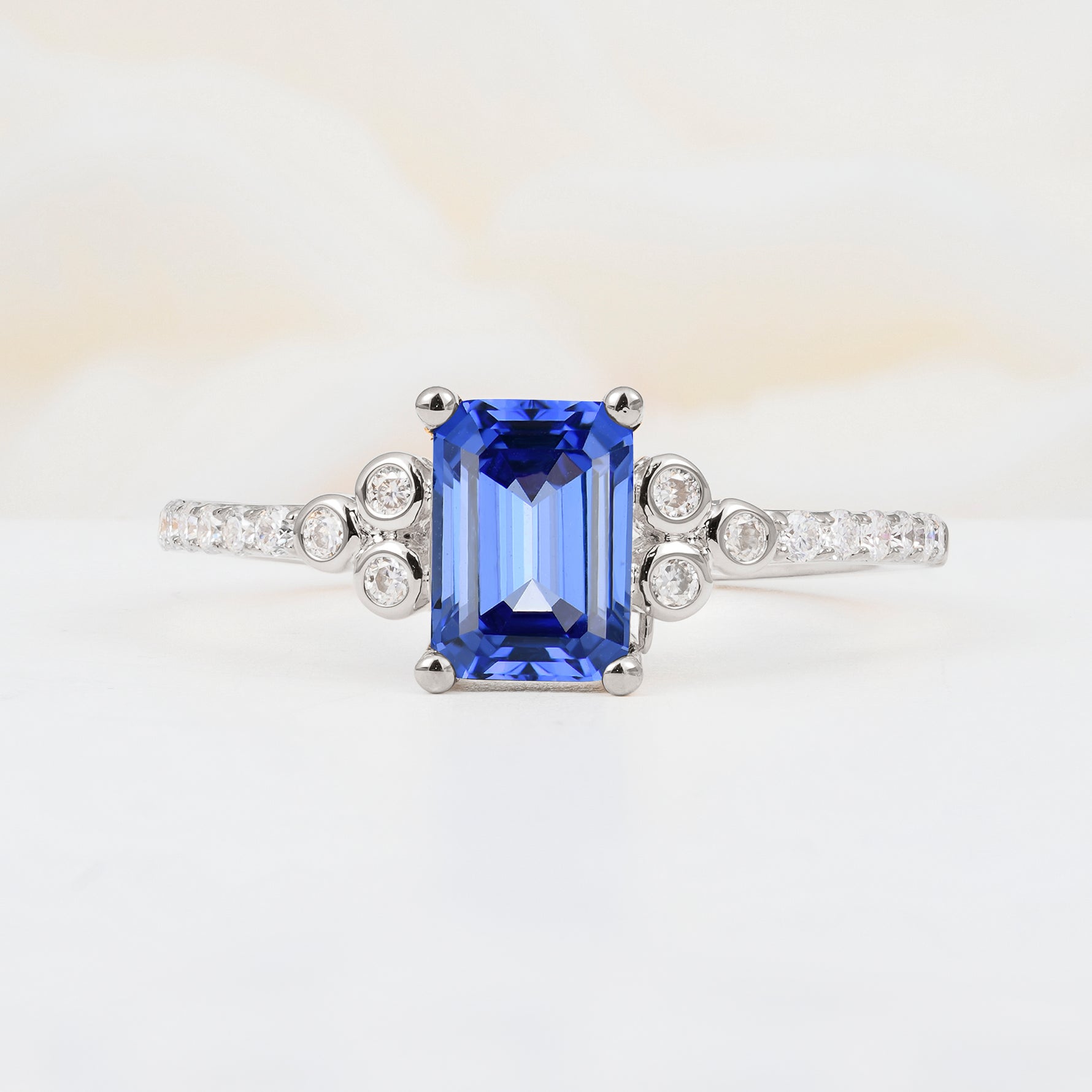 SR12519 Sapphire Ring - Additional view