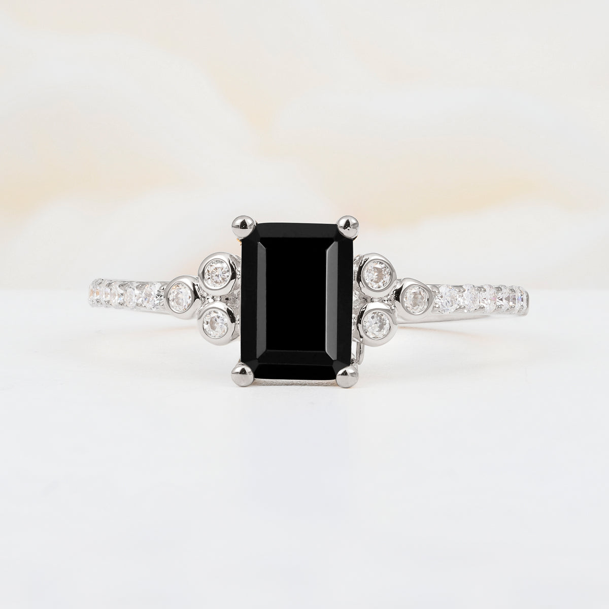 SR12519 Black Onyx Ring - Additional view