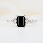 SR12519 Black Onyx Ring - Additional view