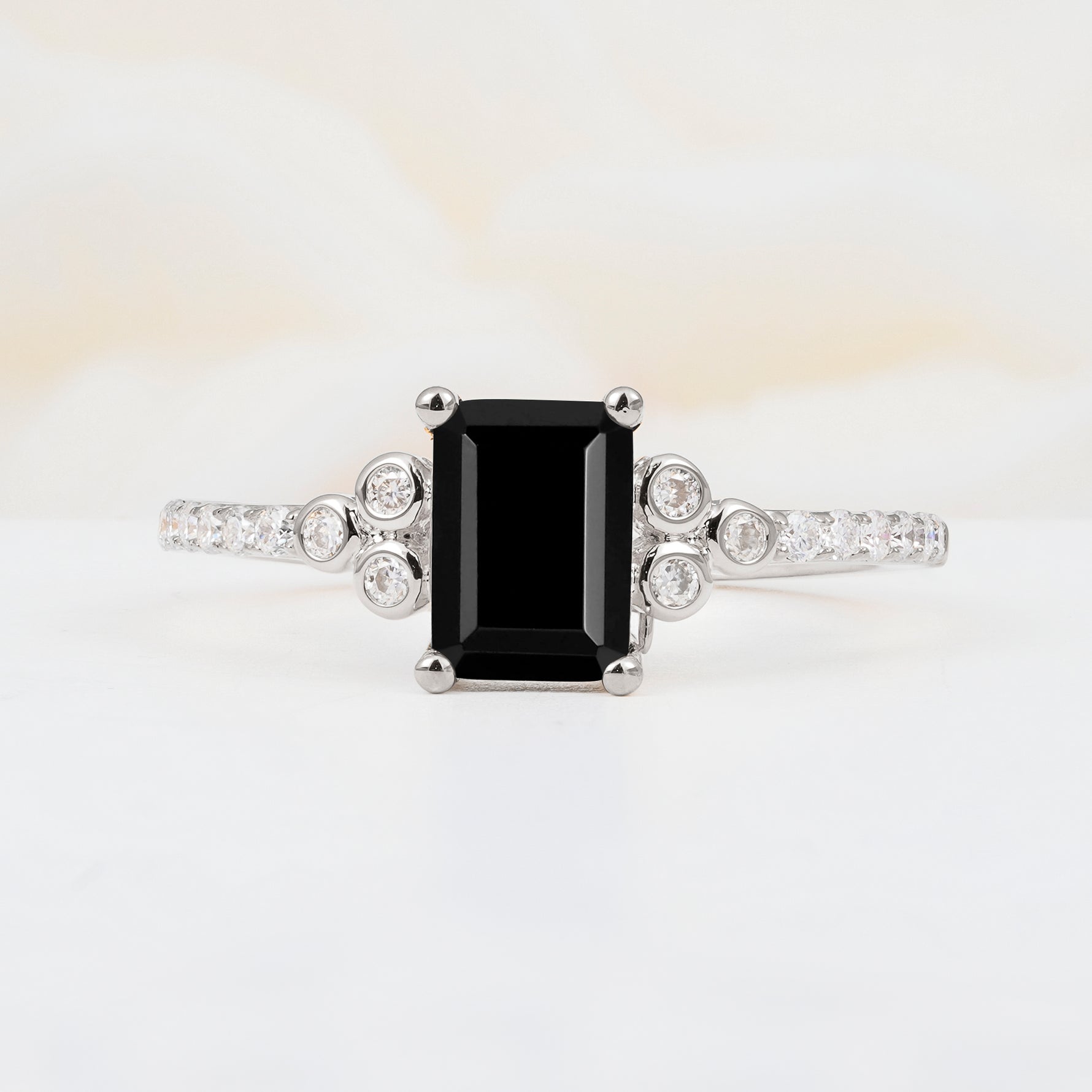 SR12519 Black Onyx Ring - Additional view