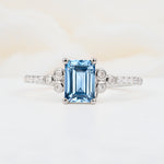 SR12519 Aquamarine Ring - Additional view