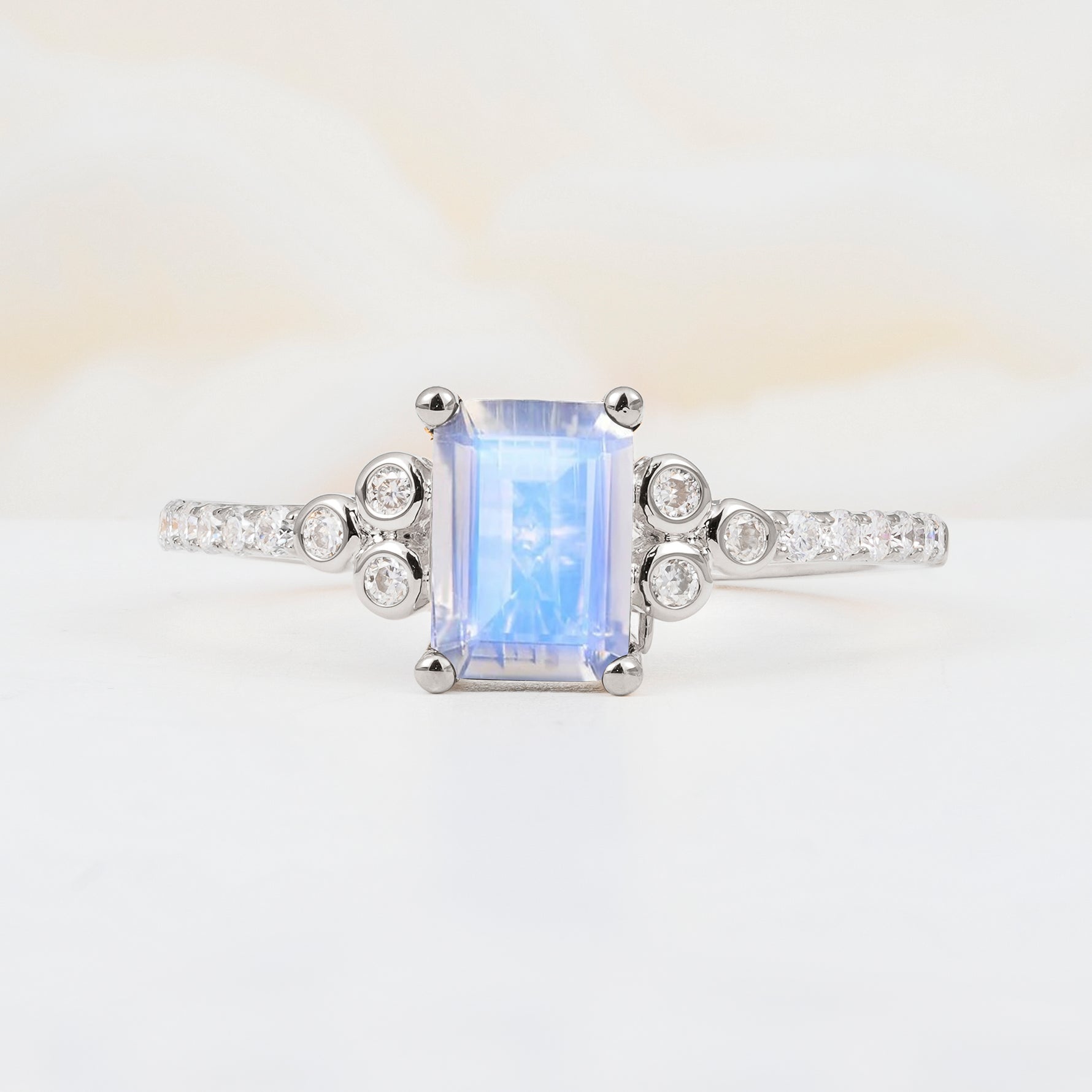 SR12519 Moonstone Ring - Additional view
