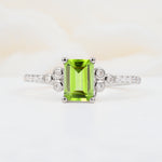 SR12519 Peridot Ring - Additional view