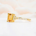 SR12519 Citrine Ring - Additional view