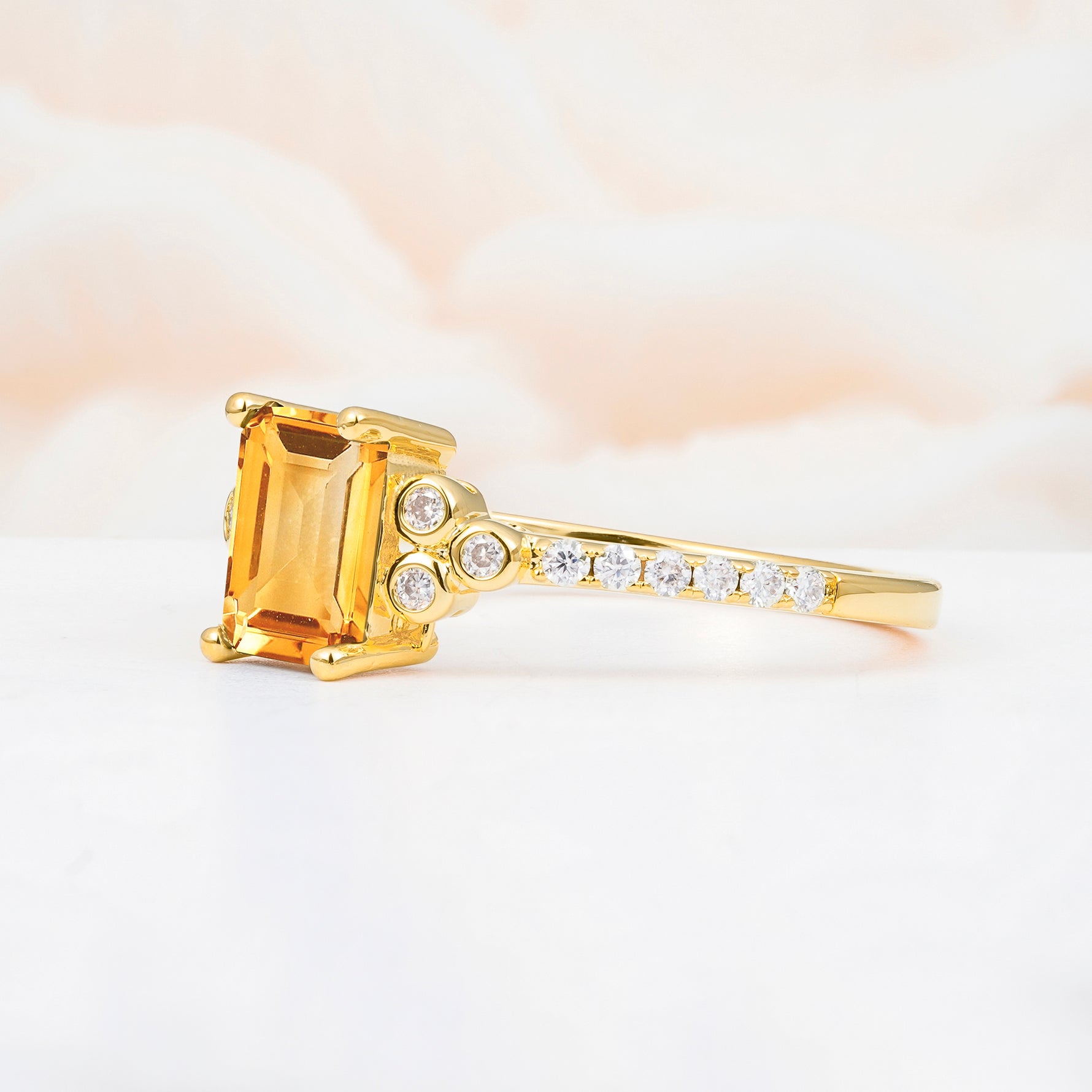 SR12519 Citrine Ring - Additional view