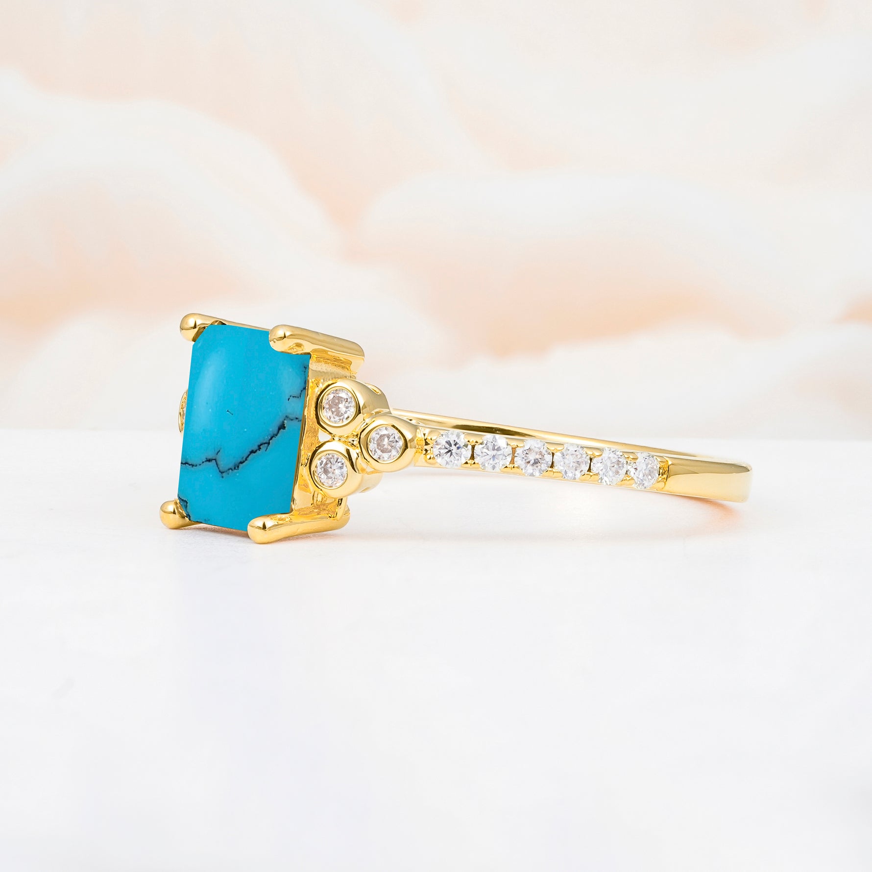 SR12519 Turquoise Ring - Additional view