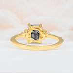 SR12519 Black Rutilated Quartz Ring - Additional view