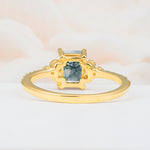SR12519 Moss Agate Ring - Additional view