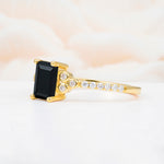 SR12519 Black Onyx Ring - Additional view