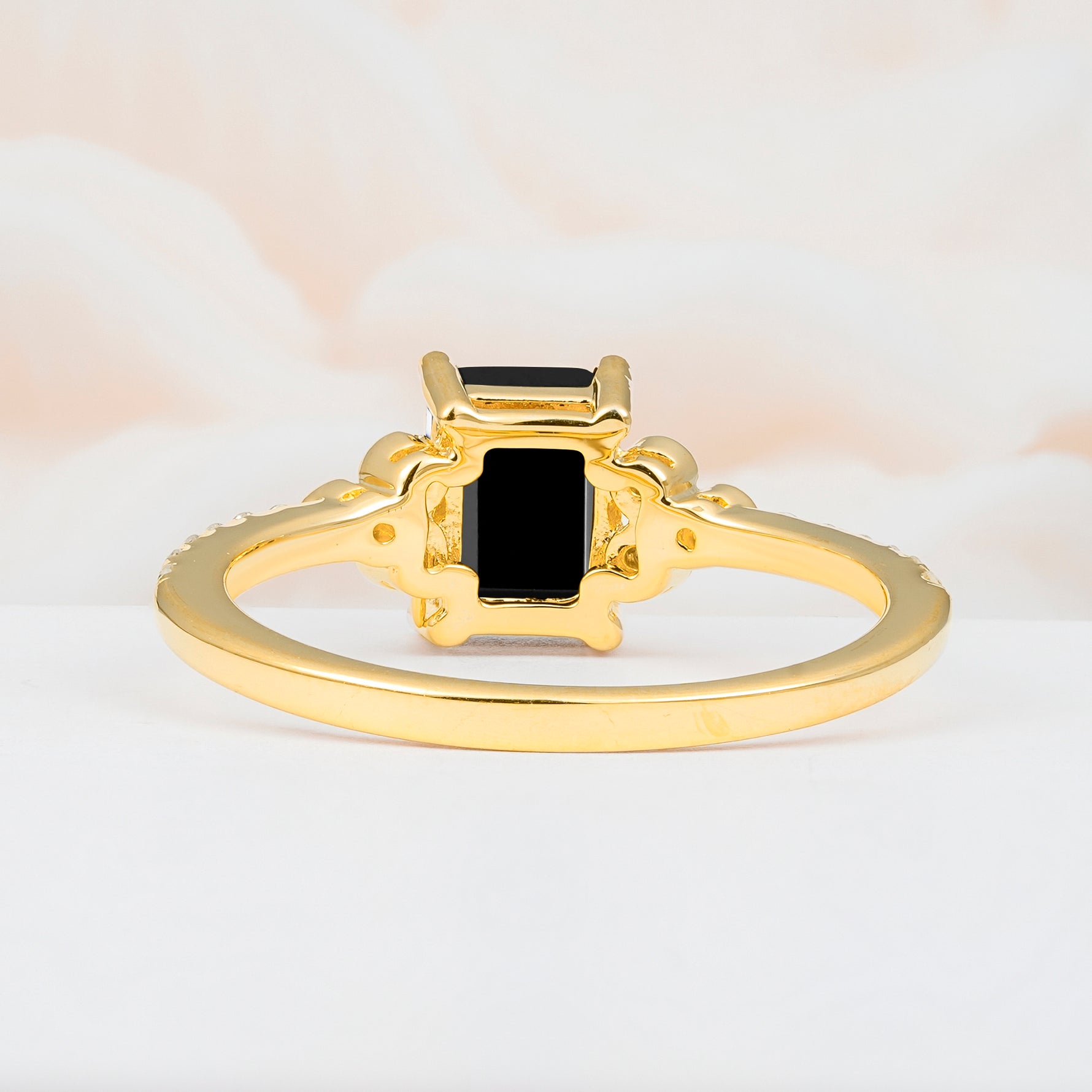 SR12519 Black Onyx Ring - Additional view