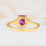 SR12519 Amethyst Ring - Additional view