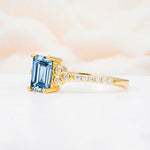 SR12519 Aquamarine Ring - Additional view