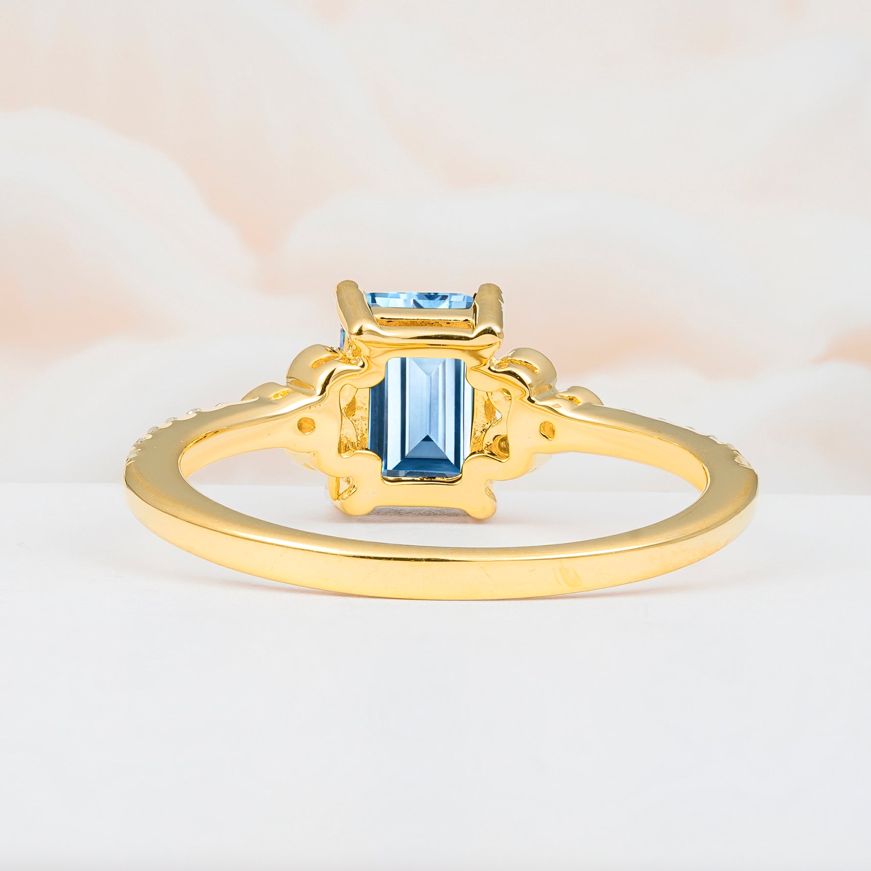 SR12519 Aquamarine Ring - Additional view
