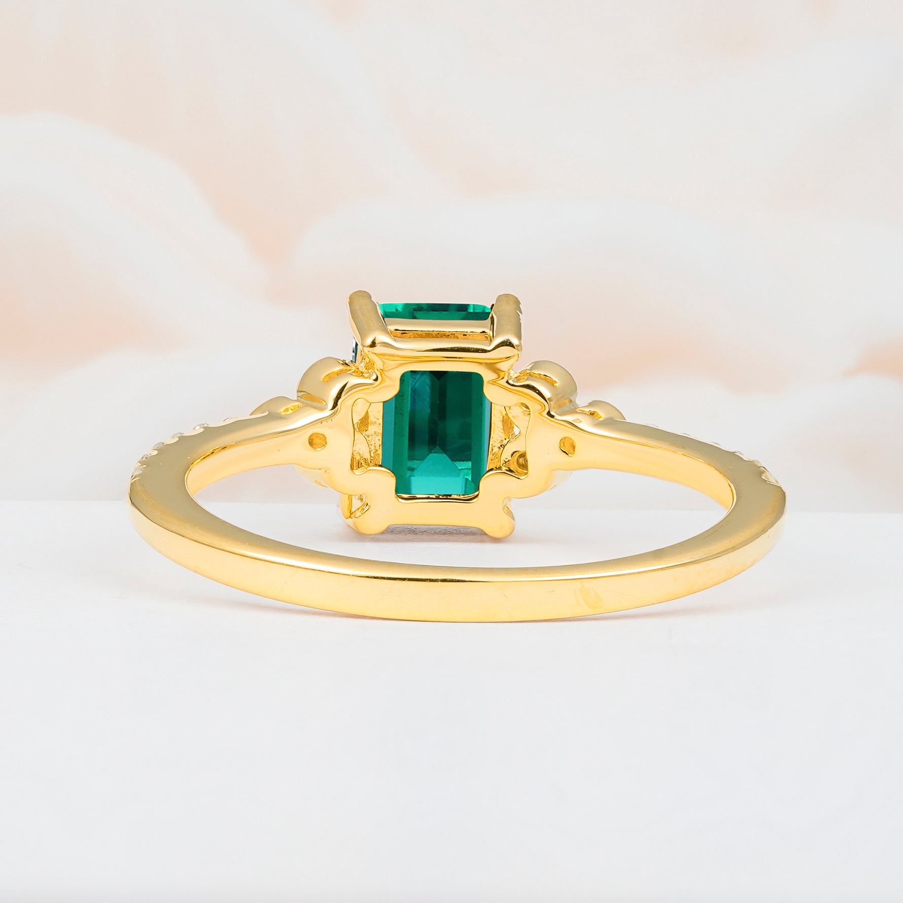 SR12519 Emerald Ring - Additional view