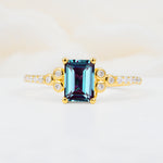 SR12519 Alexandrite Ring - Yellow-Gold