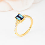 SR12519 Alexandrite Ring - White-Gold