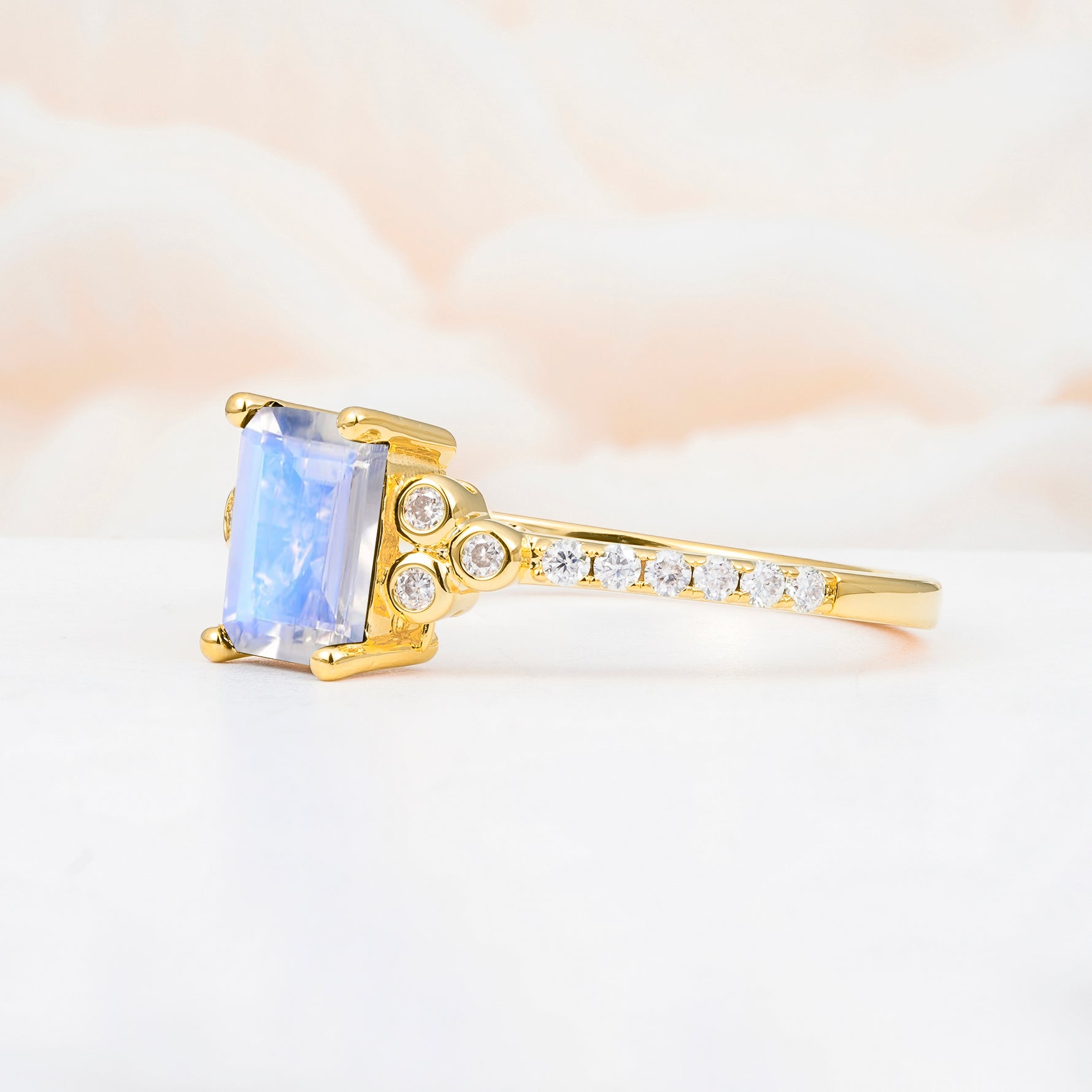 SR12519 Moonstone Ring - Additional view