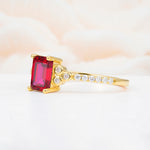 SR12519 Ruby Ring - Additional view