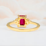 SR12519 Ruby Ring - Additional view
