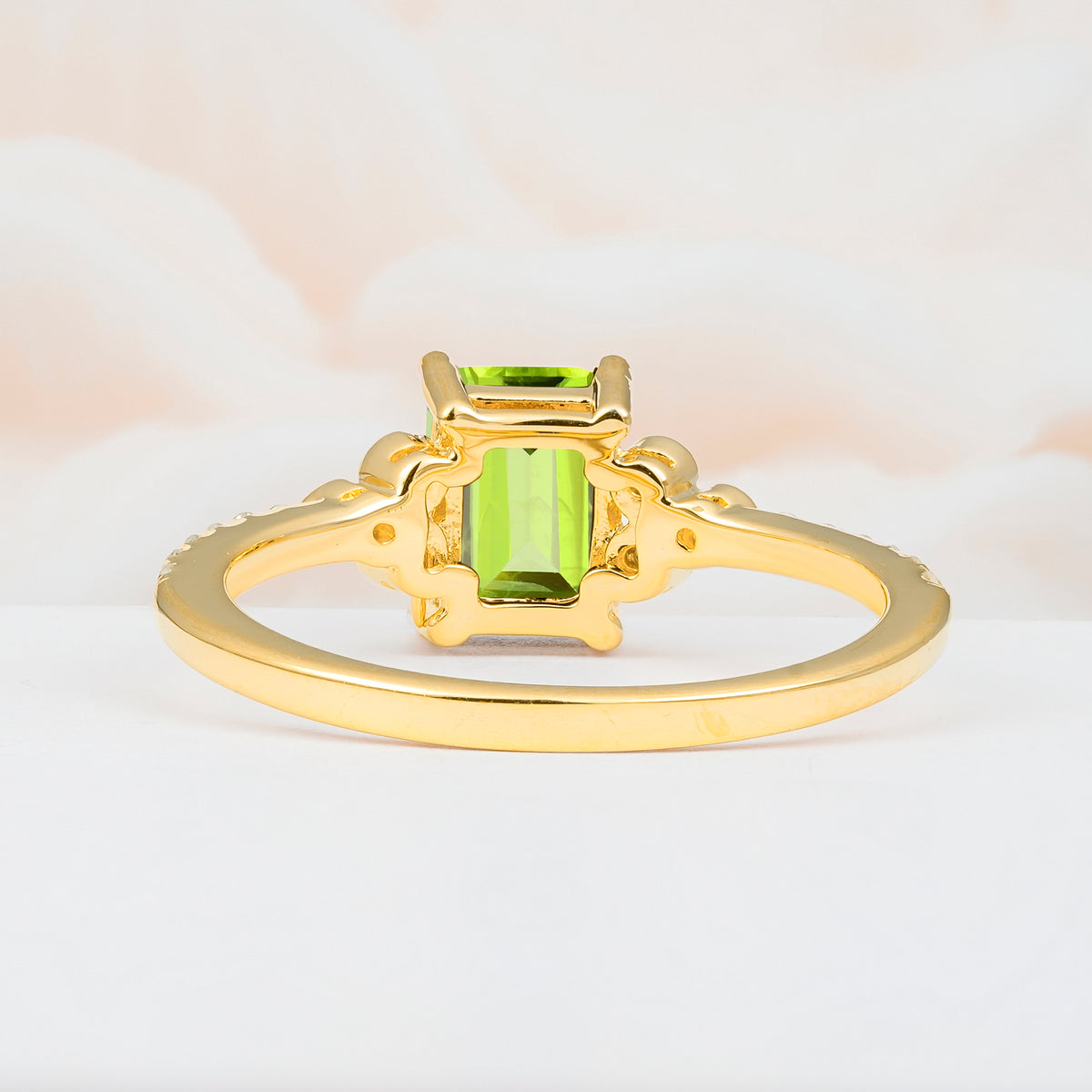 SR12519 Peridot Ring - Additional view