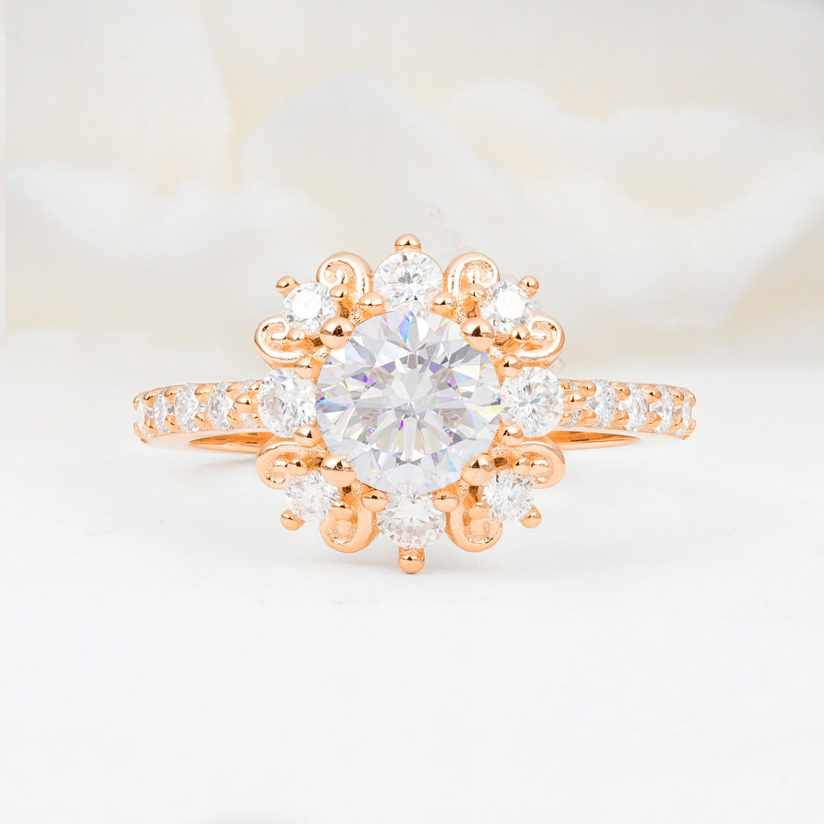 SR12539 Moissanite Ring - Additional view