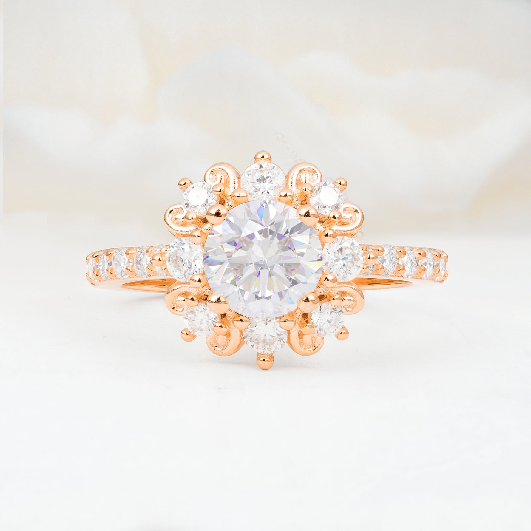 SR12539 Moissanite Ring - Additional view