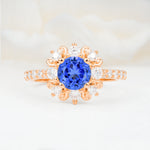 SR12539 Sapphire Ring - Additional view