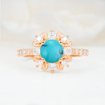 SR12539 Turquoise Ring - Additional view