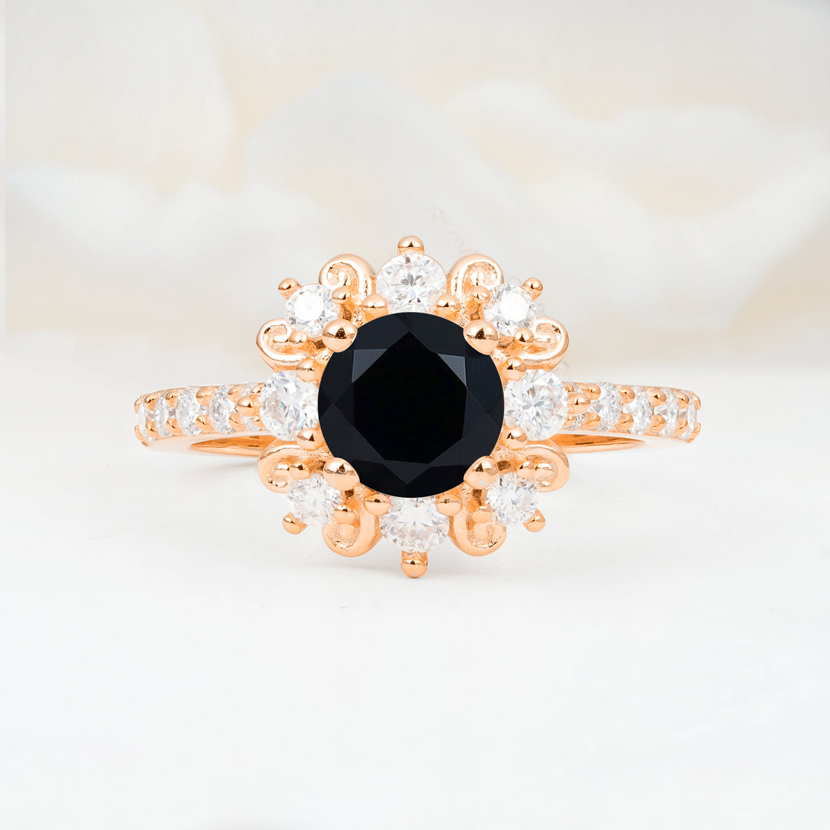 SR12539 Black Onyx Ring - Additional view