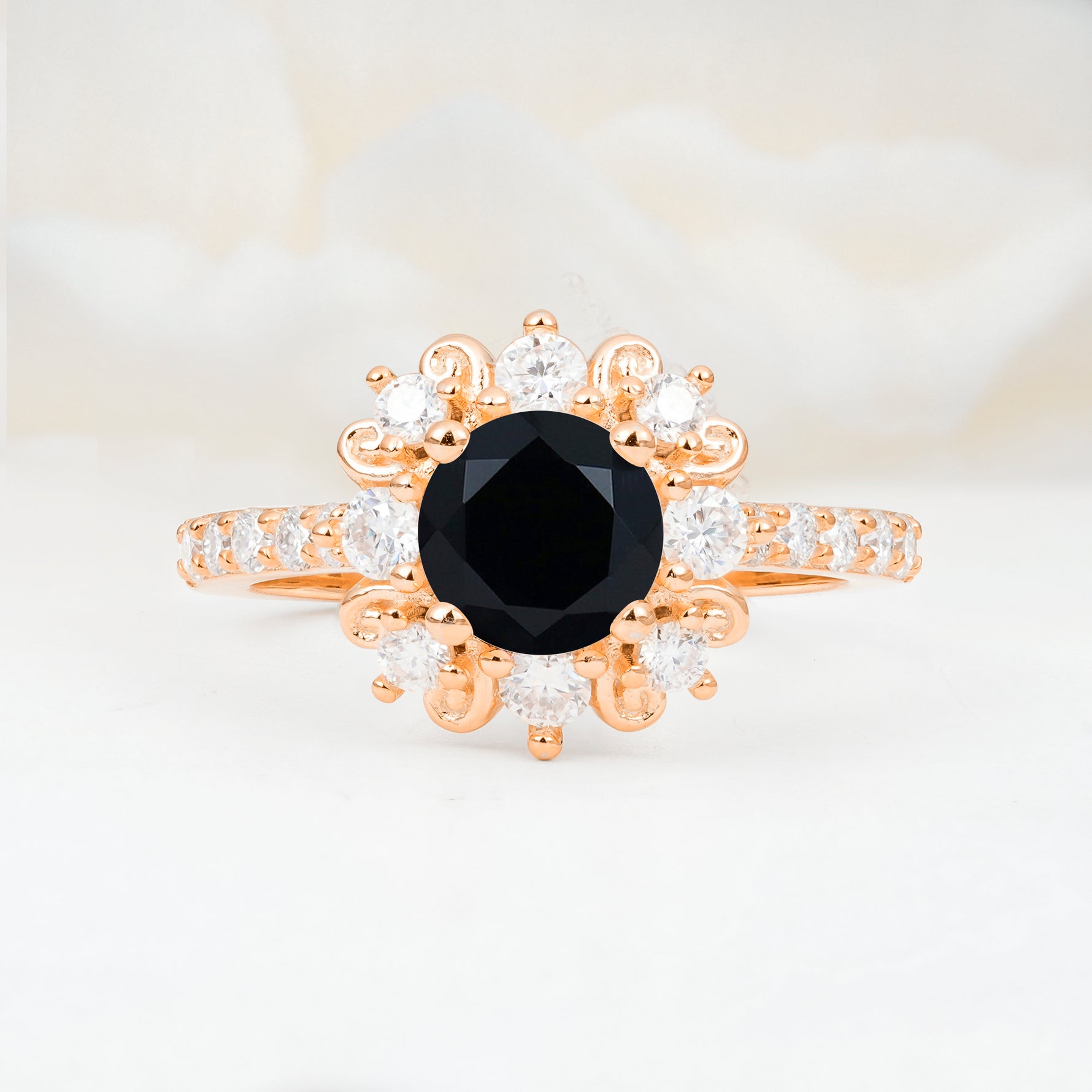 SR12539 Black Onyx Ring - Additional view
