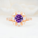 SR12539 Amethyst Ring - Additional view