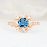 SR12539 Aquamarine Ring - Additional view