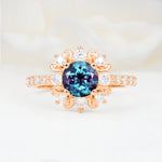 SR12539 Alexandrite Ring - Additional view