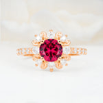 SR12539 Ruby Ring - Additional view