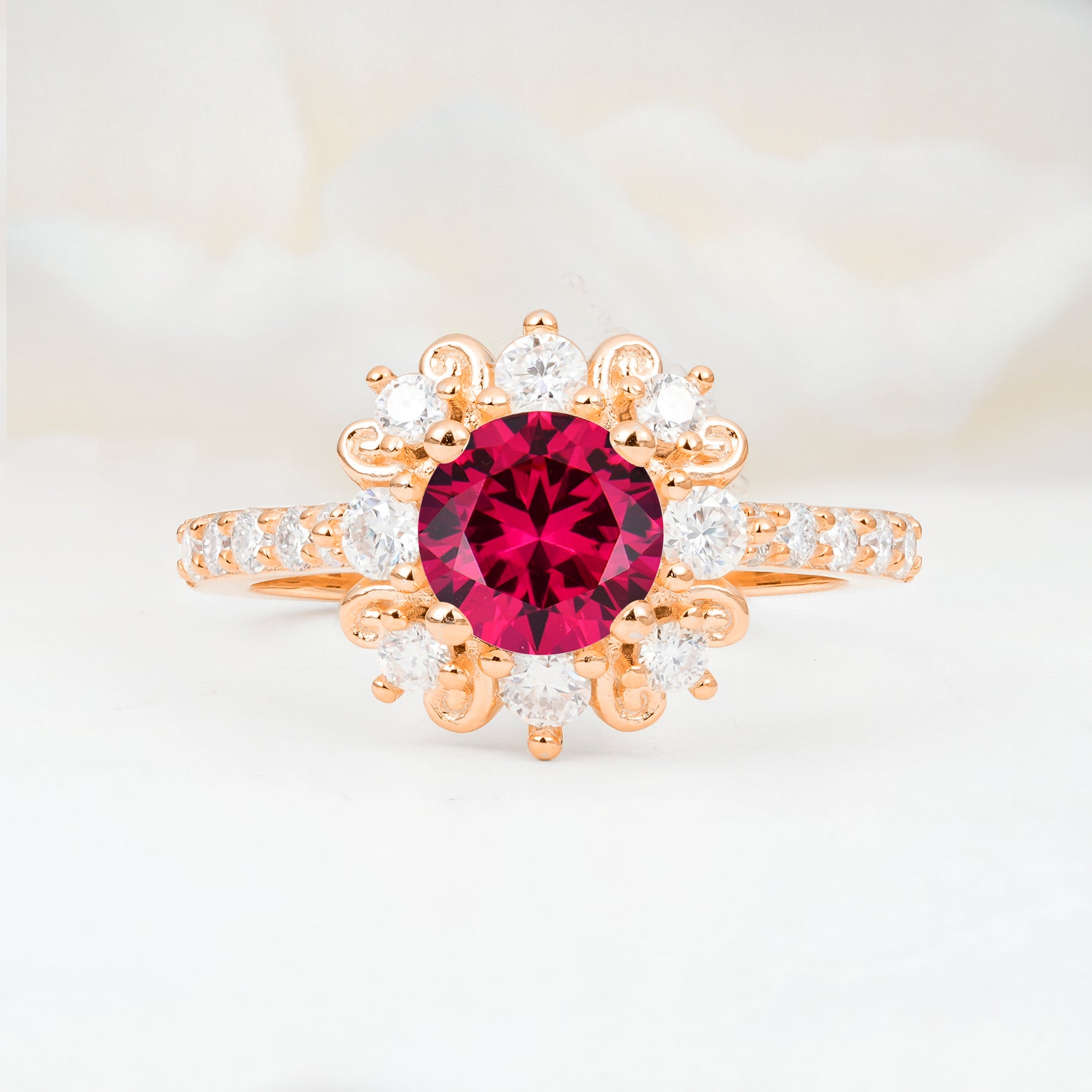 SR12539 Ruby Ring - Additional view