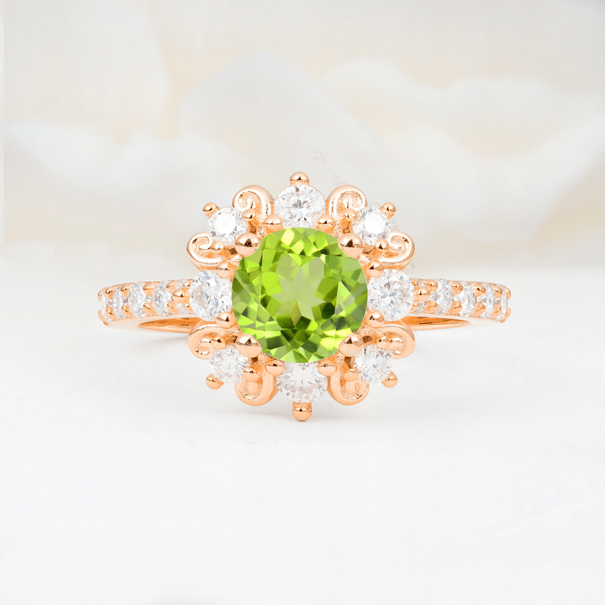 SR12539 Peridot Ring - Additional view