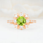 SR12539 Peridot Ring - Additional view