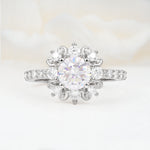 SR12539 Moissanite Ring - Additional view