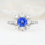 SR12539 Sapphire Ring - Additional view