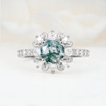 SR12539 Moss Agate Ring - Additional view