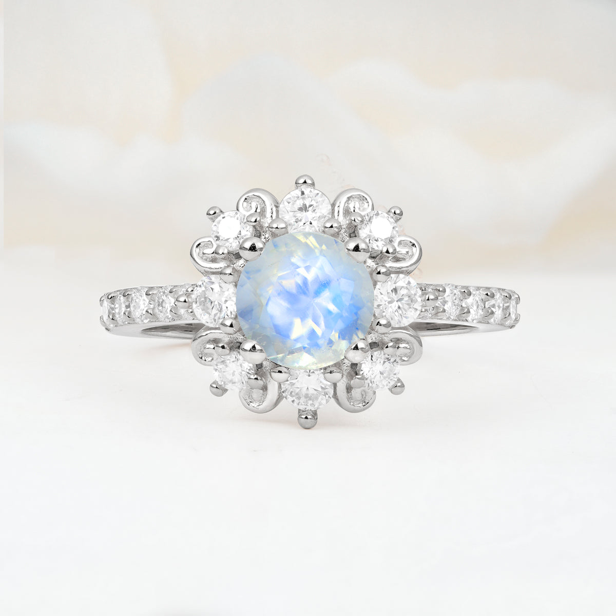 SR12539 Moonstone Ring - Additional view