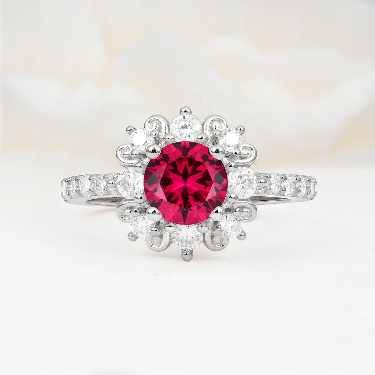 SR12539 Ruby Ring - Additional view