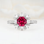 SR12539 Ruby Ring - Additional view