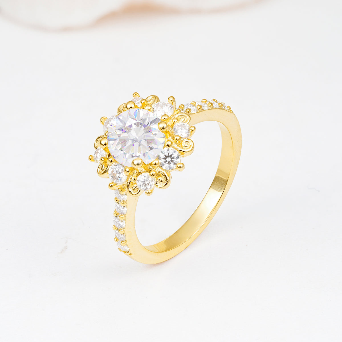 SR12539 Moissanite Ring - Additional view