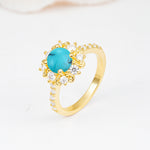 SR12539 Turquoise Ring - Additional view