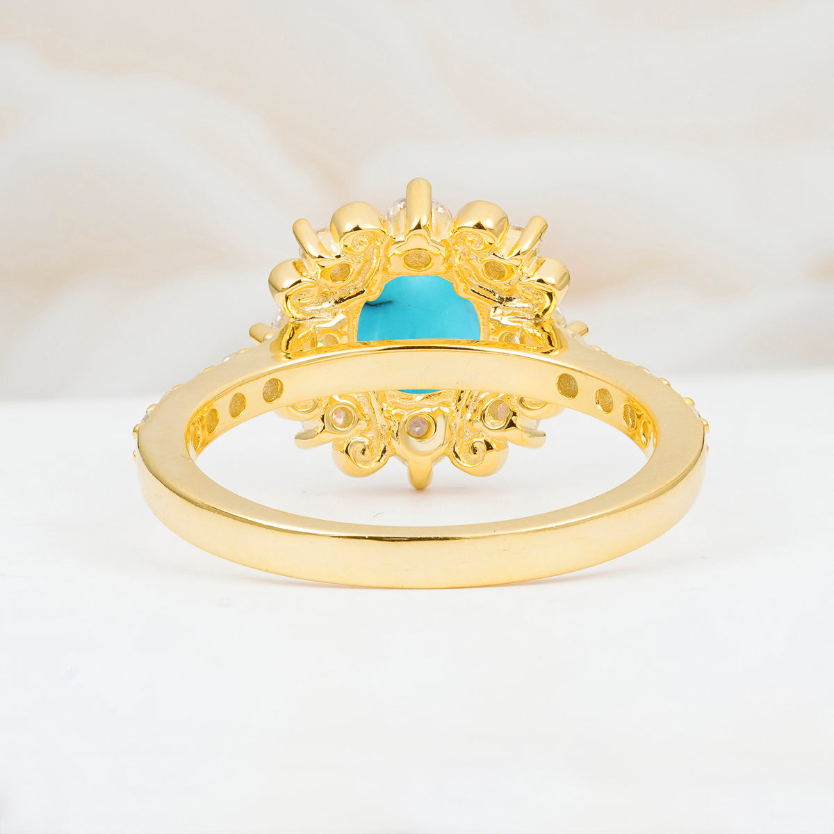 SR12539 Turquoise Ring - Additional view